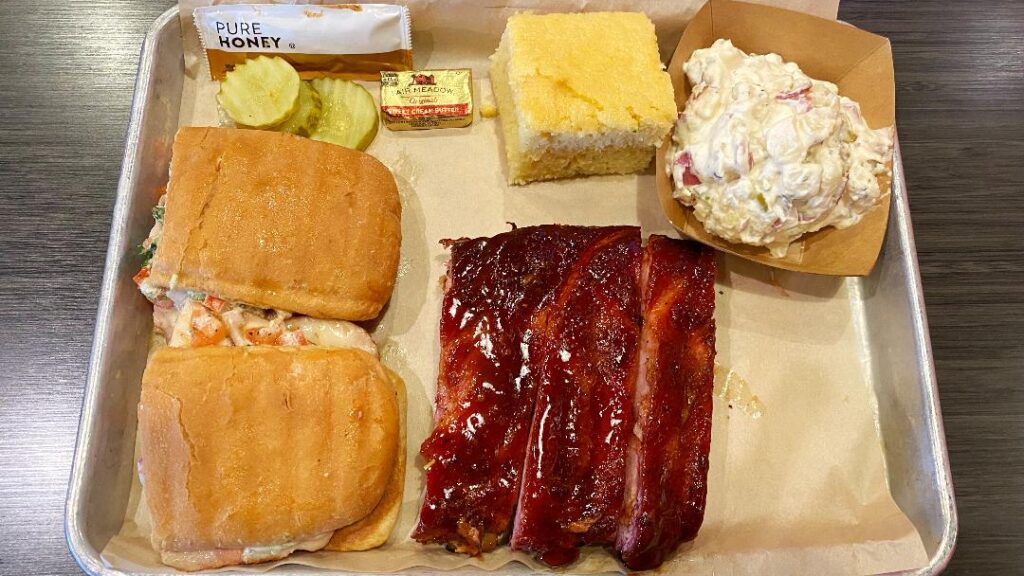 Porky Butts BBQ Meat Platter