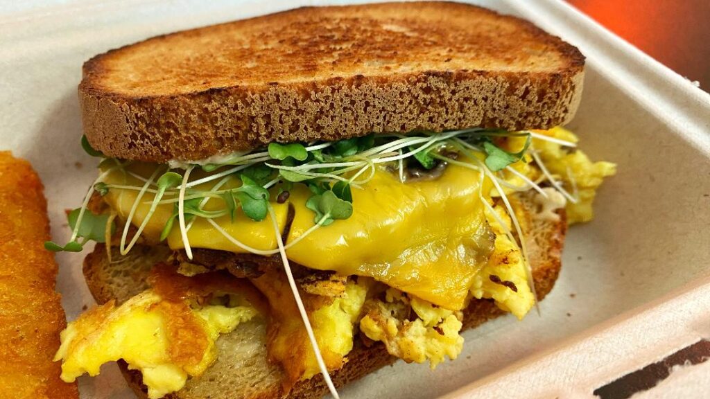 Veg edible Breakfast Sandwich