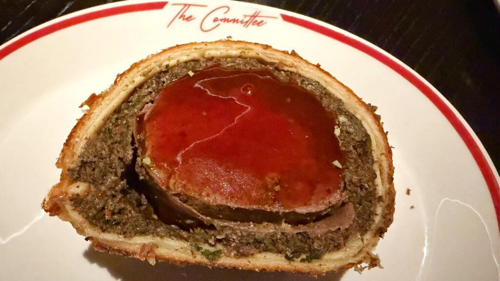 The Committee Chophouse Beef Wellington (half)