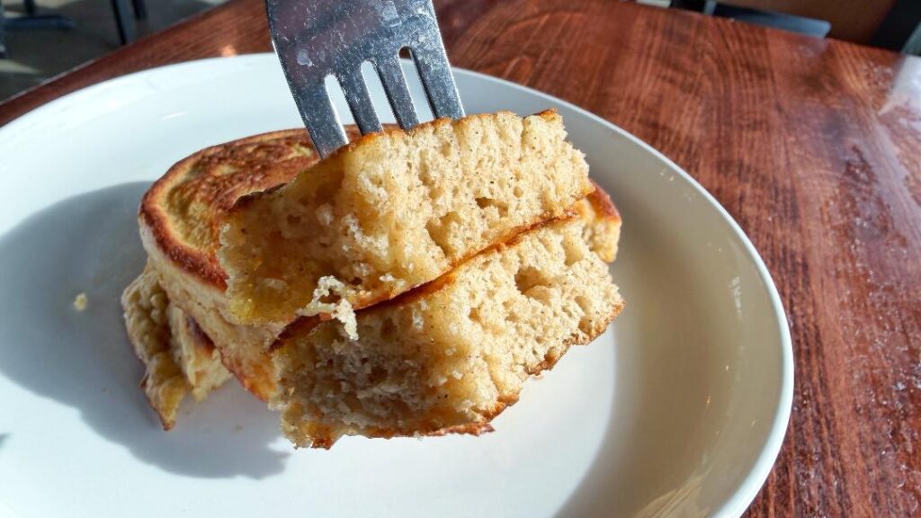 Elie's Chinchorro Pancakes Inside