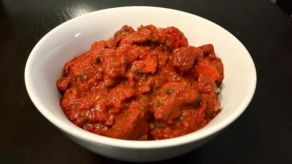 Star Indian Cuisine Lamb Vindaloo