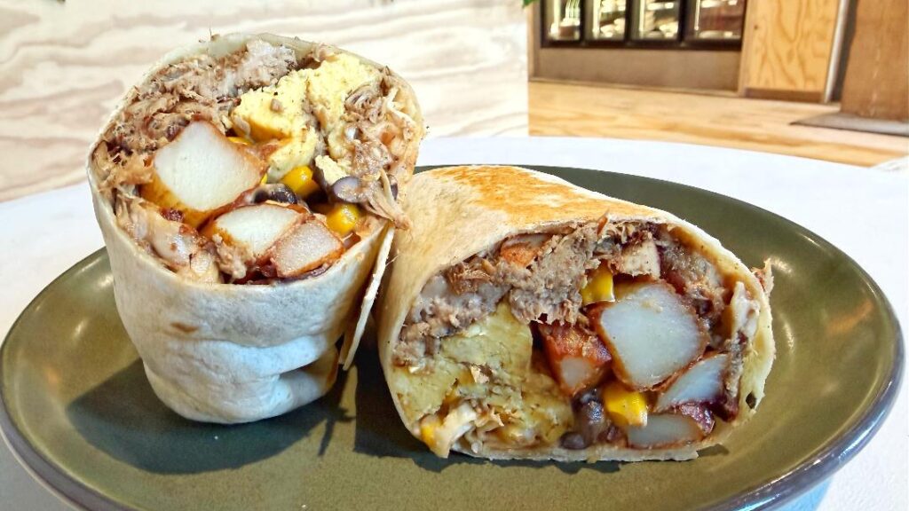 All In Thyme Loaded Carnitas Burrito