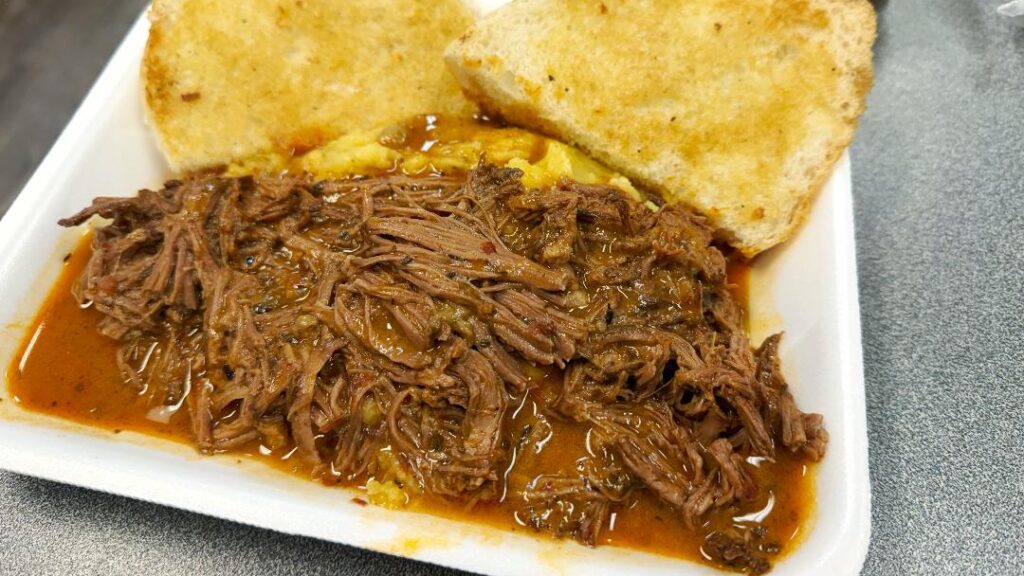 Aviles Latin Market Hot Birria Sandwich