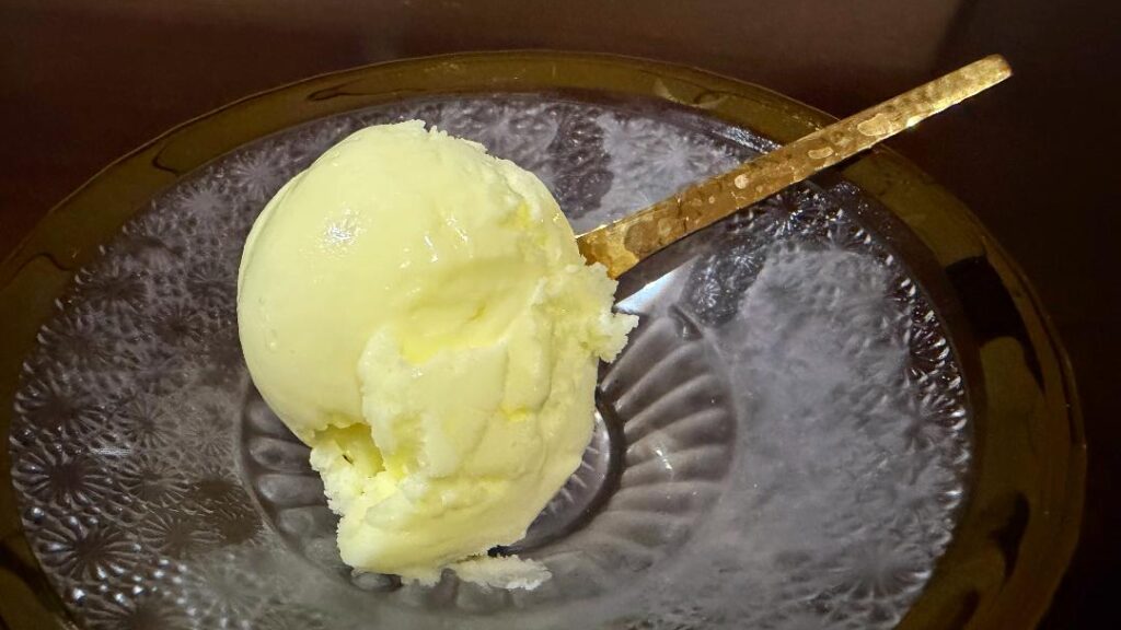 Umami Asian Cuisine Yuzu Ice Cream