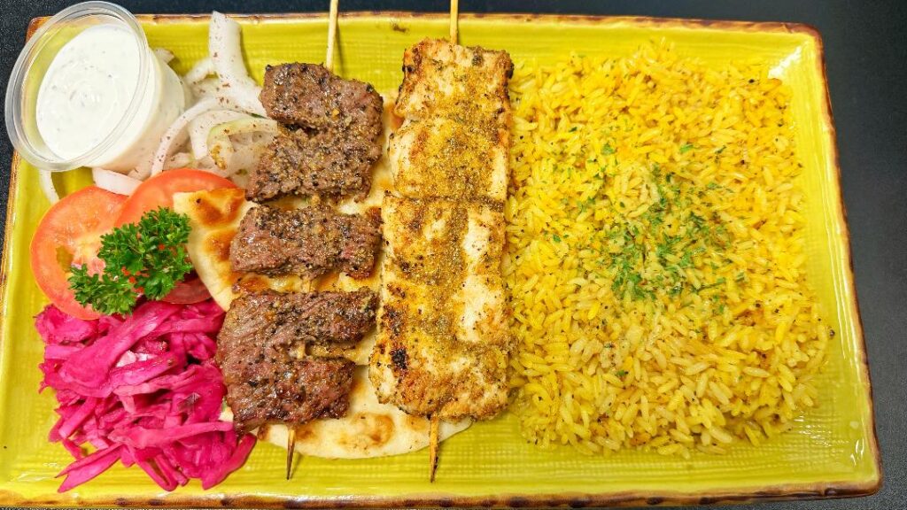 Legacy Gyros Kabob Platter