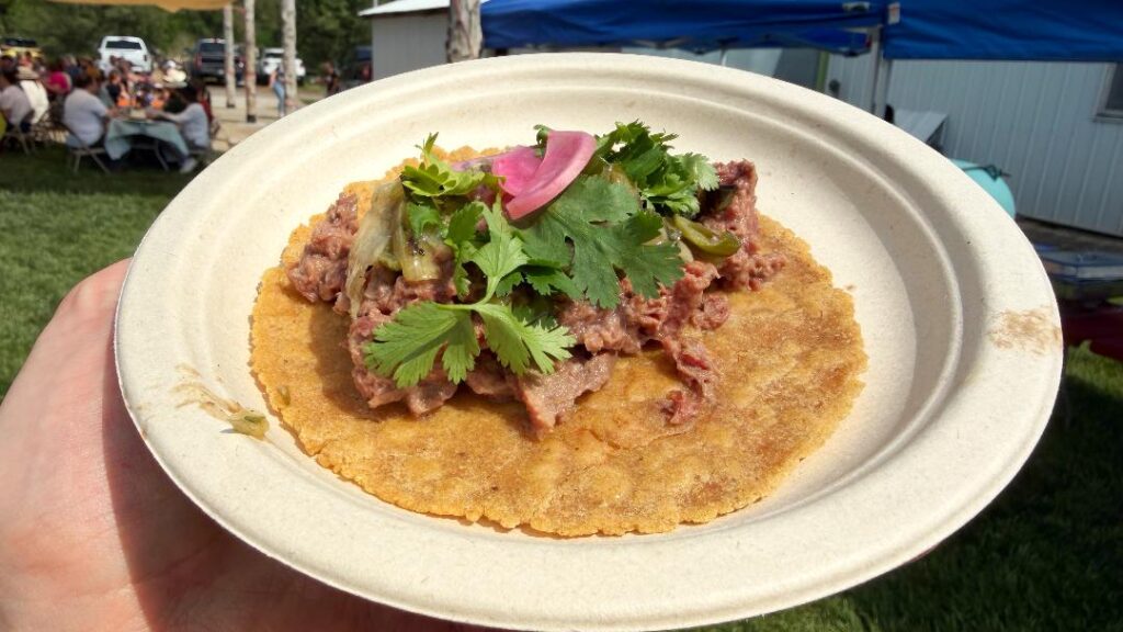Battle of the Chefs Lengua Street Taco
