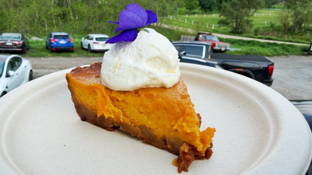 Battle of the Chefs Salted Carrot Honey Custard Pie