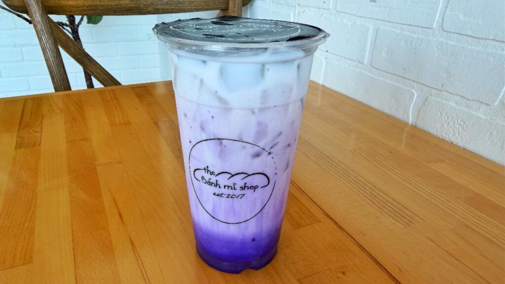 The Banh Mi Shop Purple Ube Brown Sugar Milk Tea