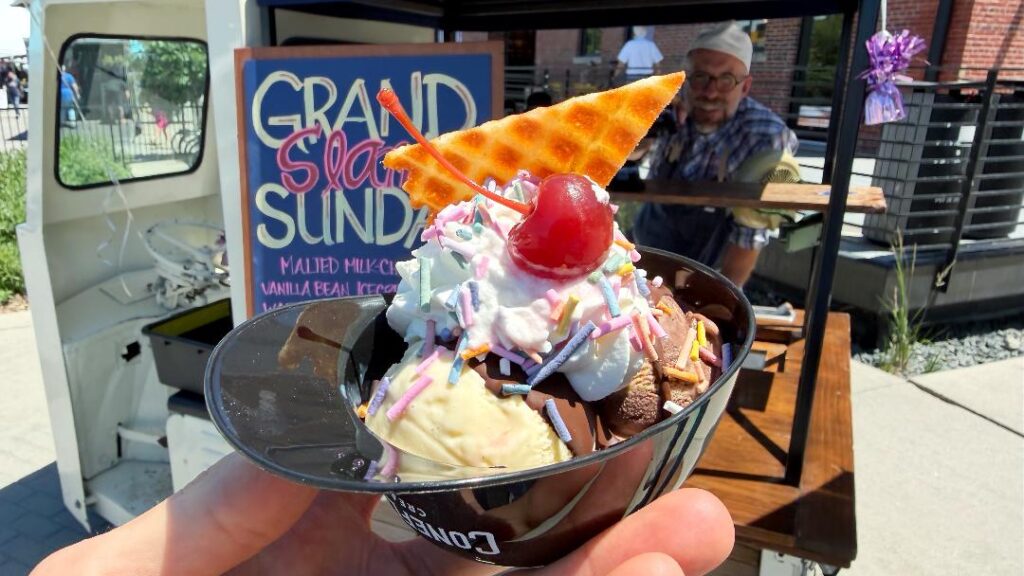 Coneflower Creamery Grand Slam Sundae