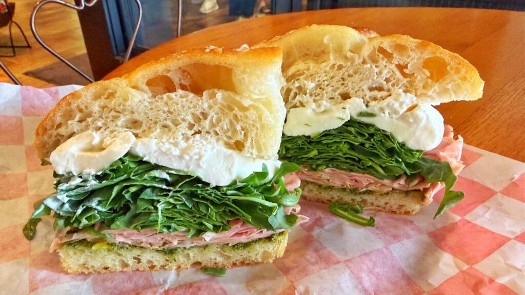 Mercredi Market Mortadella Sandwich