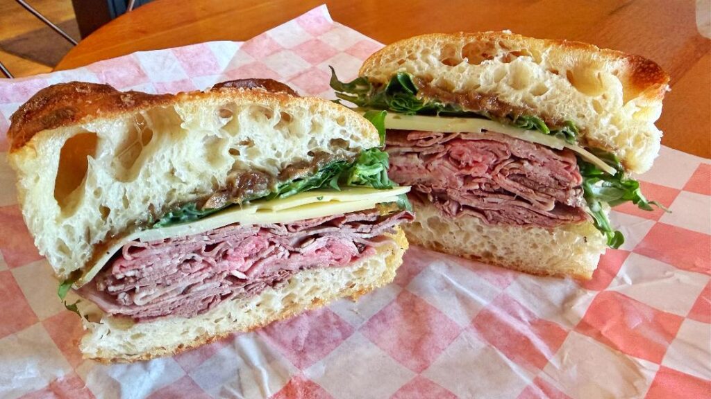 Mercredi Market Roast Beef Sandwich