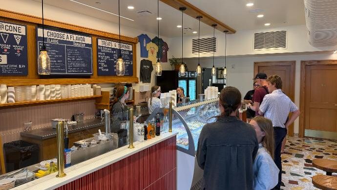 Coneflower Creamery Elkhorn Interior
