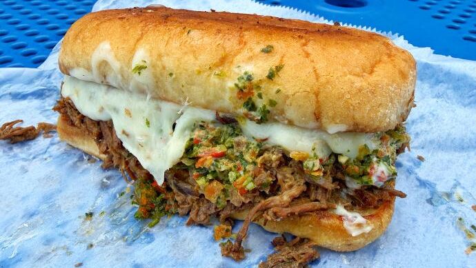 Latin Bites Cali Melt Sandwich