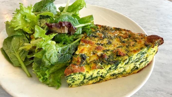 Lola's Spinach Feta Frittata
