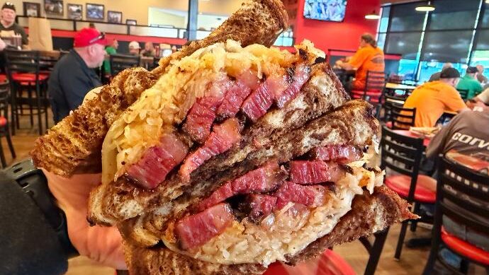 Porky Butts BBQ Reuben