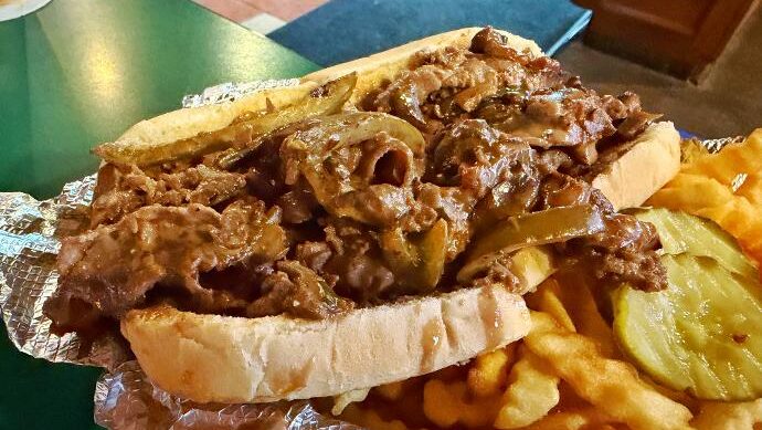 Barrett's Barleycorn Pub & Grill Beef Philly 2