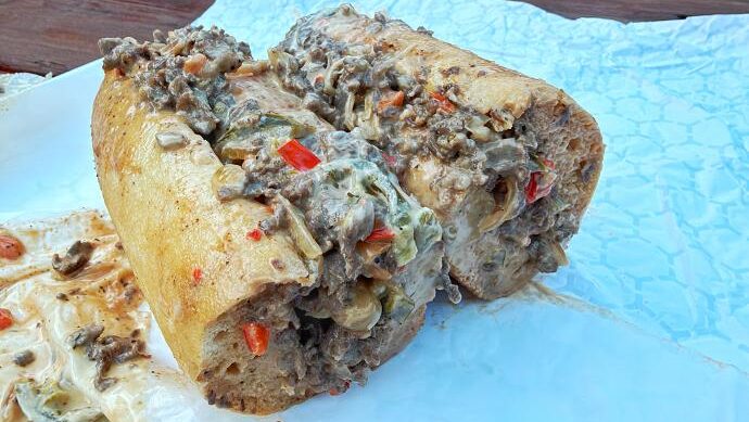 M&M Beef & Steak Philly Cheesesteak