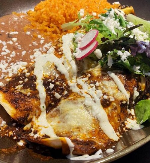 Santoro Mole Enchiladas