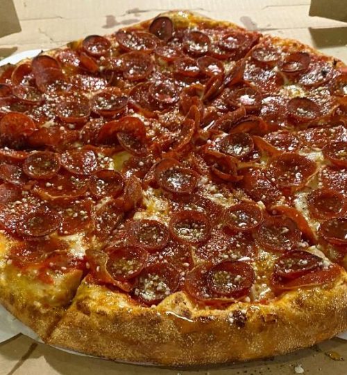 Virtuoso Pizzeria Hot Honey Pizza Close-Up