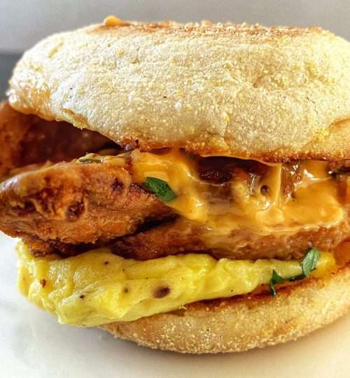 WD Cravings Fried Chicken Breakfast Sando